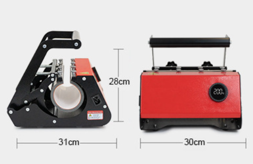 High quality 11oz-20oz/30oz universal straight mug/tumbler press machine rotary button