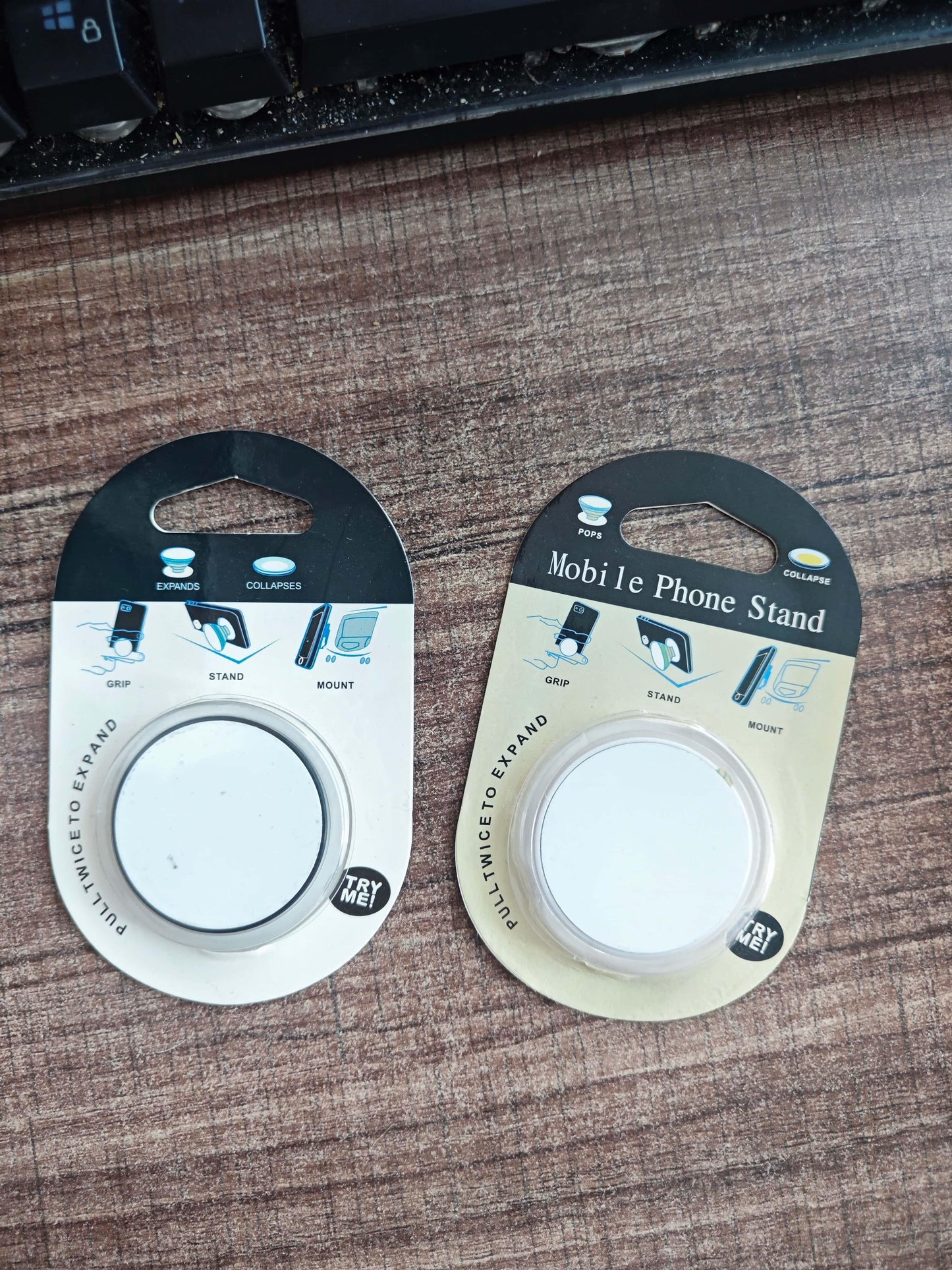 Sublimation Blank Pop Socket with alu insert