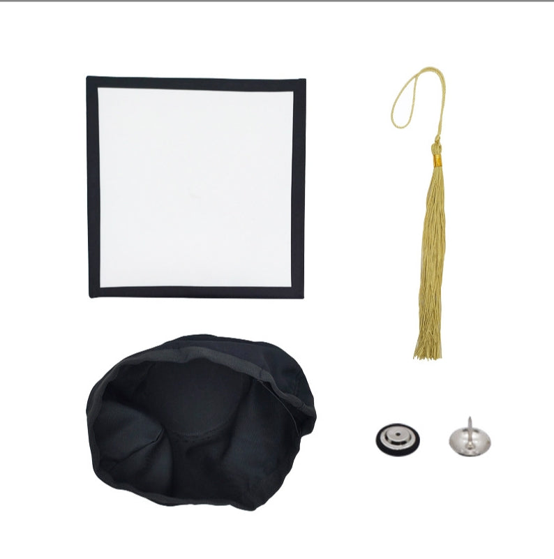 Sublimation Blank 100% Polyester Graduate Cap/hat