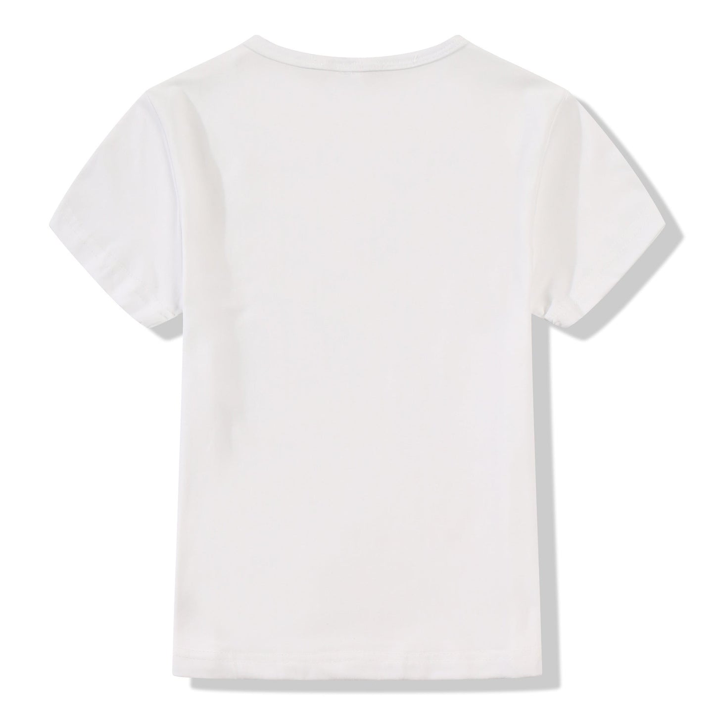 Sublimation Blank Full White Short Sleeves unisex 200 gsm T shirt for Adults and Kids Good Quality soft hand feeling - SP Sublimation