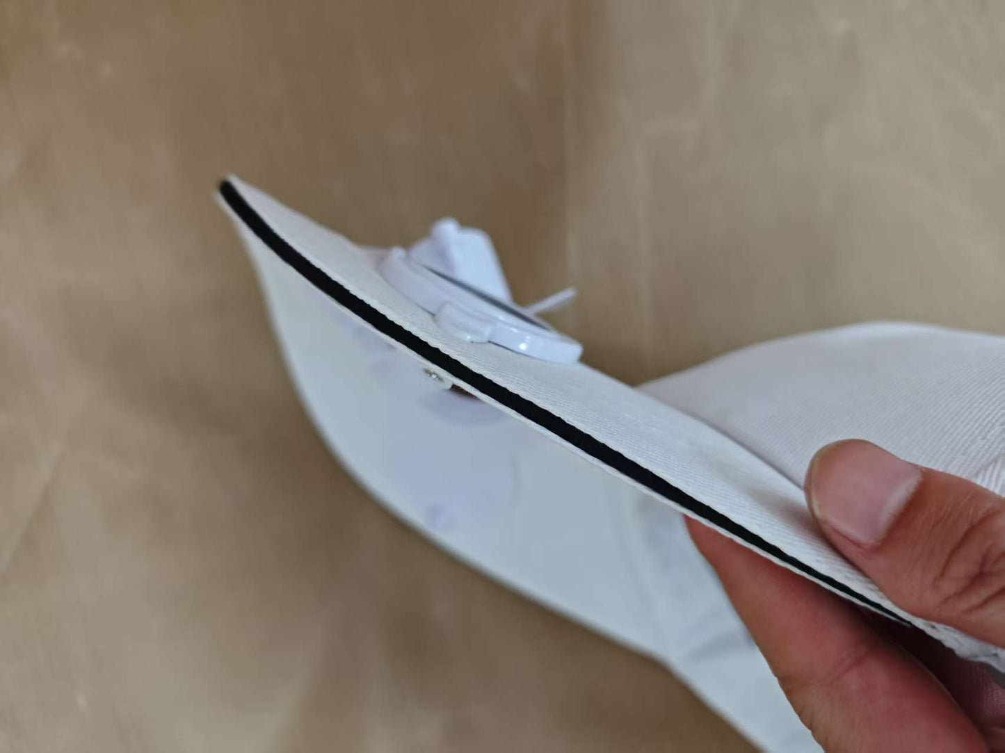 2025 new developed sublimation blank solar fan cap