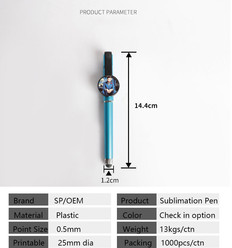 Blank Pen for Sublimation 0.5mm with 25mm insert