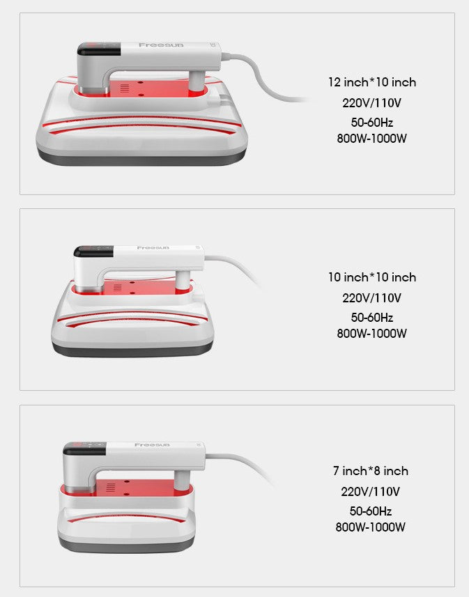Freesub portable Iron heat press machine P1210 - SP Sublimation