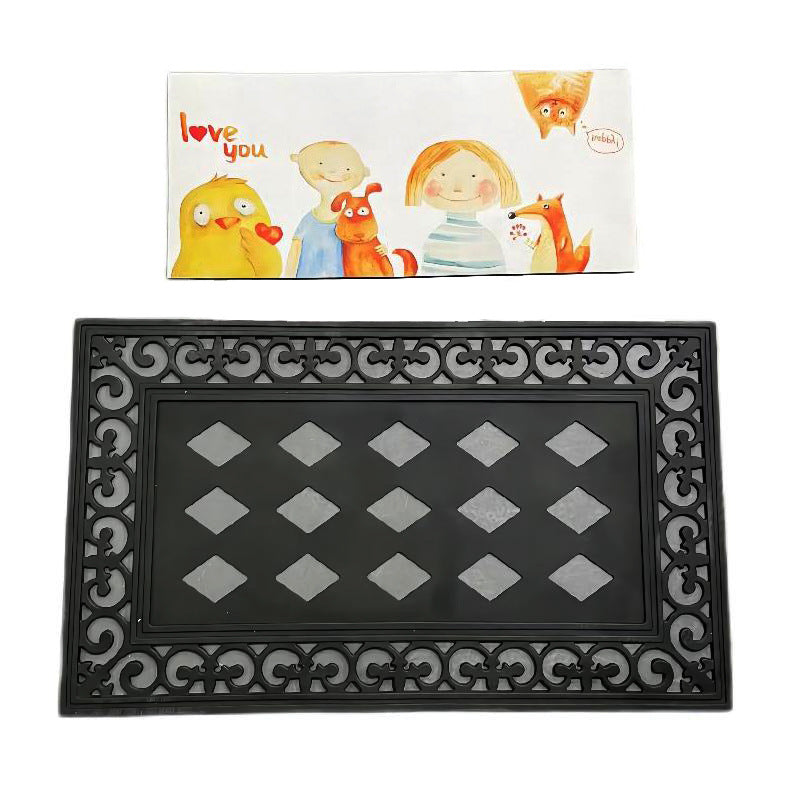 Sublimation Blank Door Mat with Non-Slip Rubber Base, Plain White DIY Entrance Rug, Rectangle & Semicircle Outdoor Mats for Heat Press