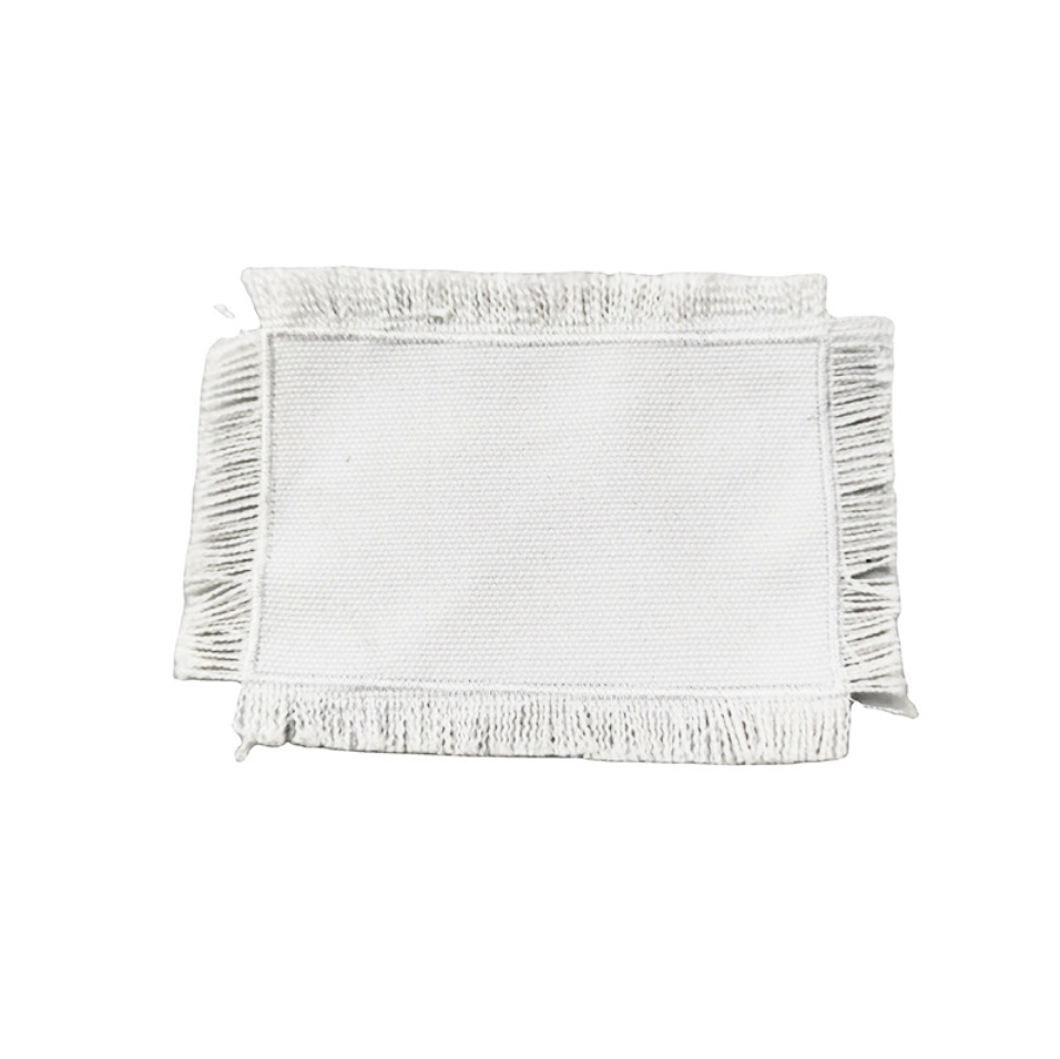 sublimation blank patch hat clothes with embroidered patch DIY printing with Hot-melt adhesive