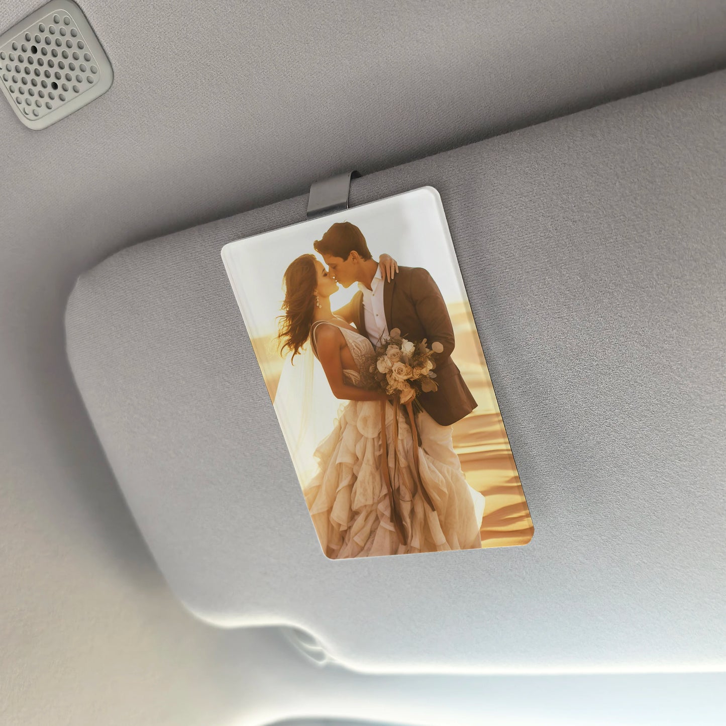 Sublimation Blank Car Sun Visor Sunglasses Clip - Personalized Photo Holder