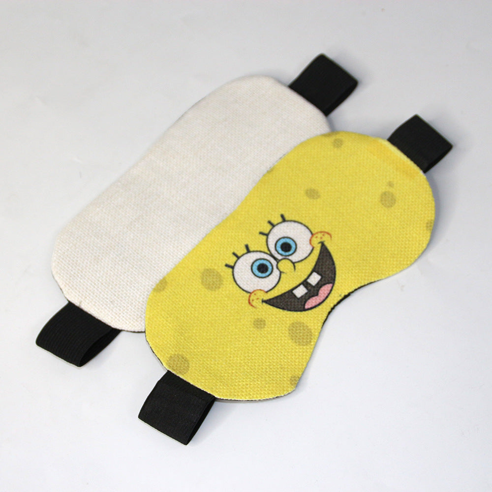 Sublimation Blank Linen eyes patch,eyes cover,eyes shade