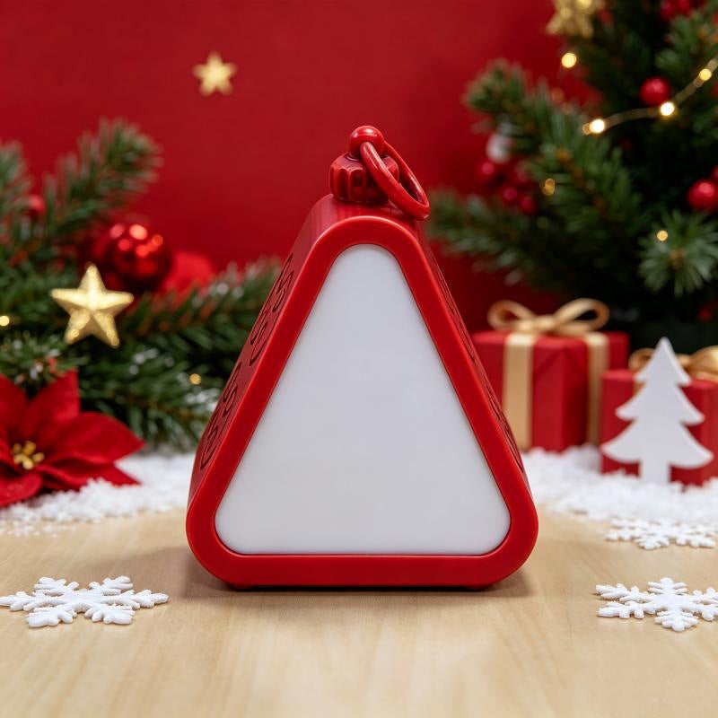 Sublimation Blank Christmas LED Lantern Night Light - Triangular DIY PET Panel