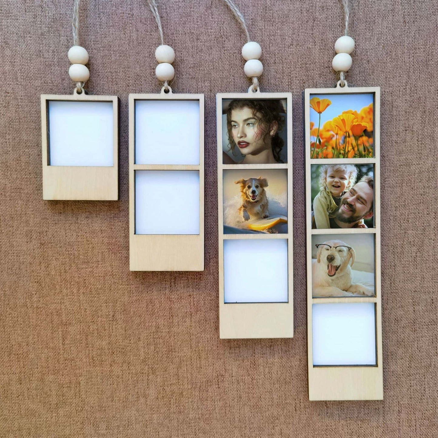 Sublimation blank mdf small frame 1-4 grids