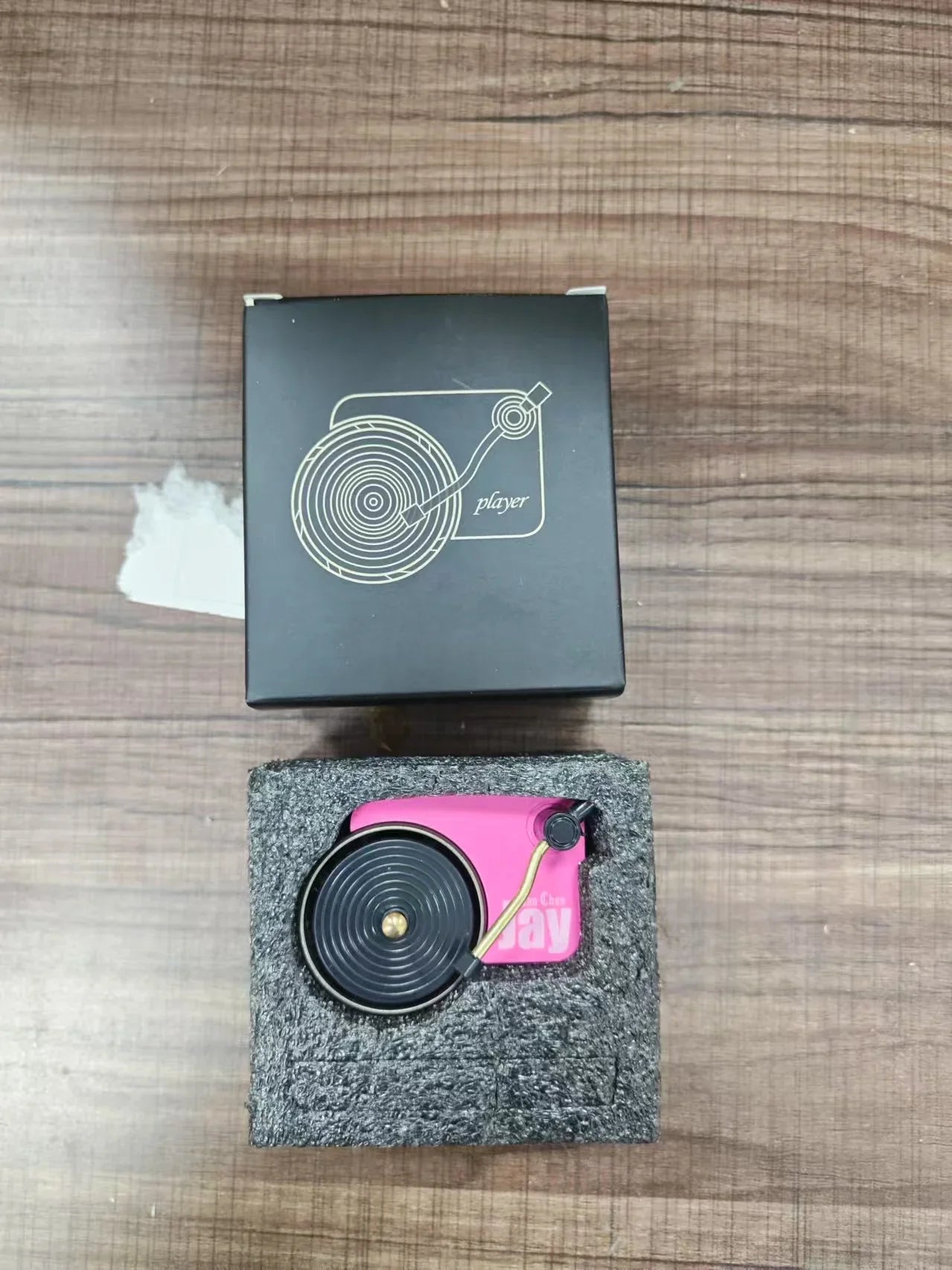 DIY Custom turnable Vinyl Record Player Car Perfume - Sublimation Blanks for Auto Interior)