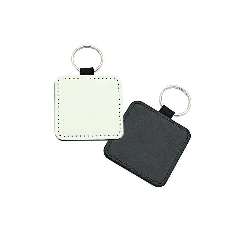 Pu Leather Key Chains for Sublimation in 5 designs