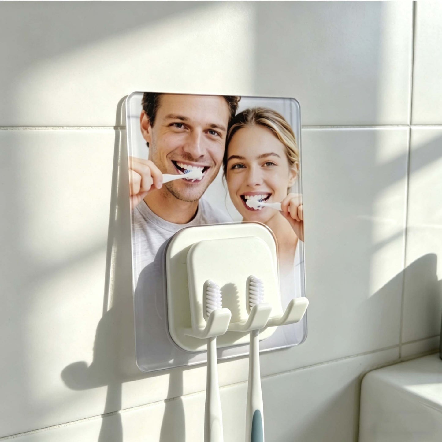 Sublimation Blank Acrylic Toothbrush Holder - Custom Photo Frame Wall Mount