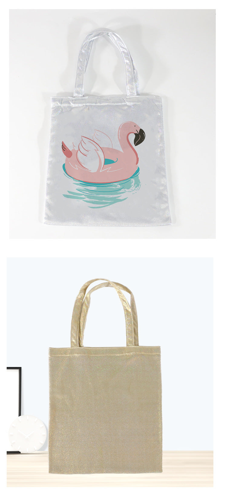 Glitter Tote Bag in 3 Colors