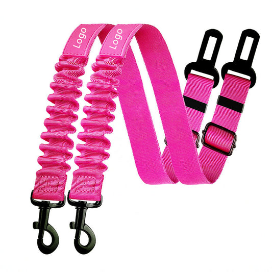 2023 Nov new developed Pet Leashes strength strong hardware with Seat belt socket