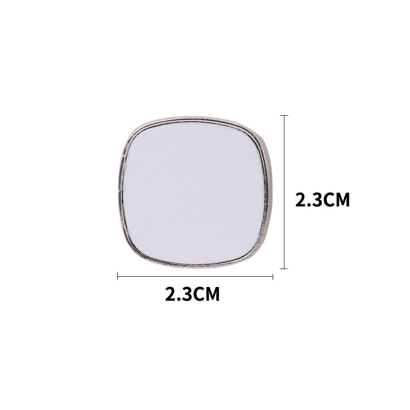 Sublimation blank metal earings with inserts in 2 designs