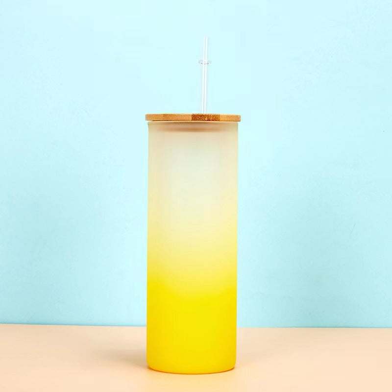 25oz Sublimation blank Glass tumblers in color or clear or frosted