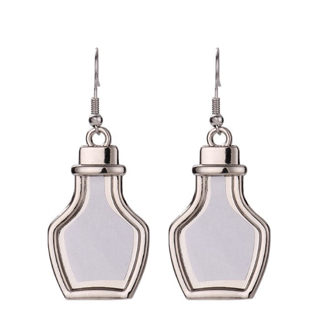 Sublimation Blank Poker Ear Rings With Alu Inserts - SP Sublimation