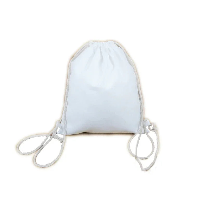 High Quality Thick 100% polyester Canvas shoulder Draw Bags for Sublimation - SP Sublimation