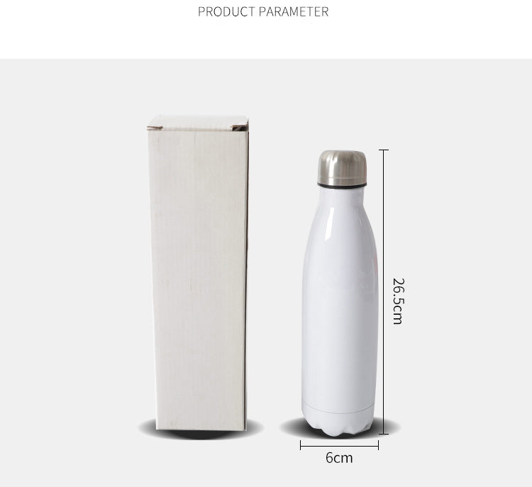 Sublimation Blank 500ml Stainless Steel cola vacuum Bottle - SP Sublimation
