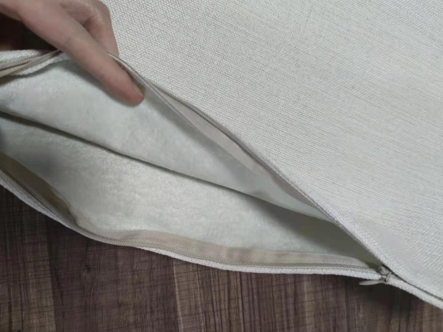 Sublimation blank cotton/linen thick cushion cover Inner Fleece - SP Sublimation