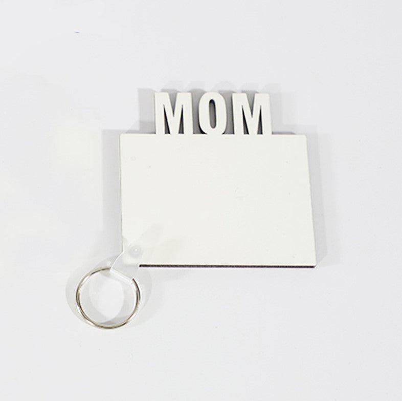 Sublimation Blank Mdf Double Side Printable Key chain Dad/Mom/Grad - SP Sublimation
