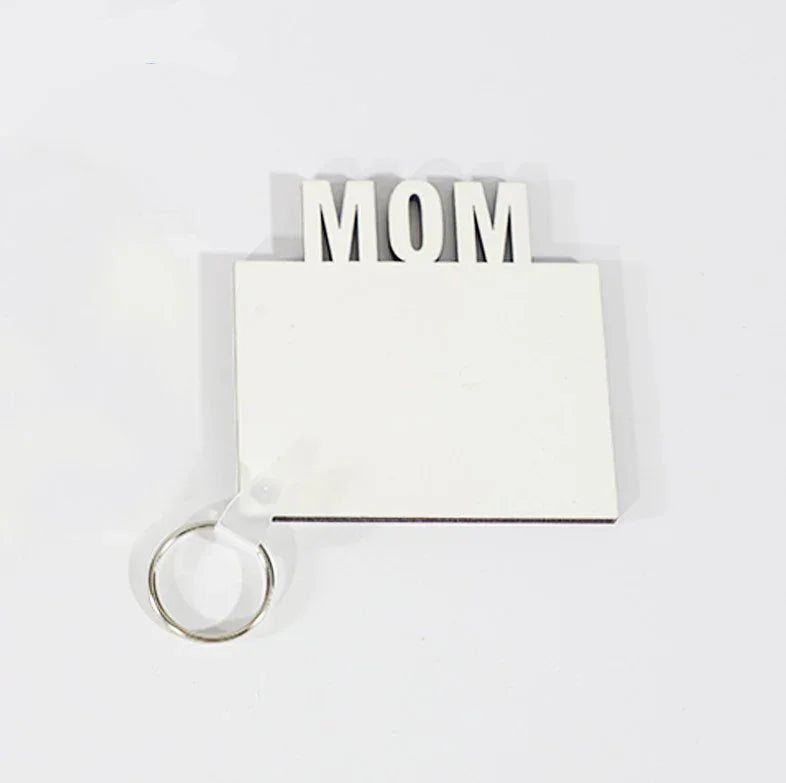 Sublimation Blank Mdf Double Side Printable Key chain Dad/Mom/Grad - SP Sublimation