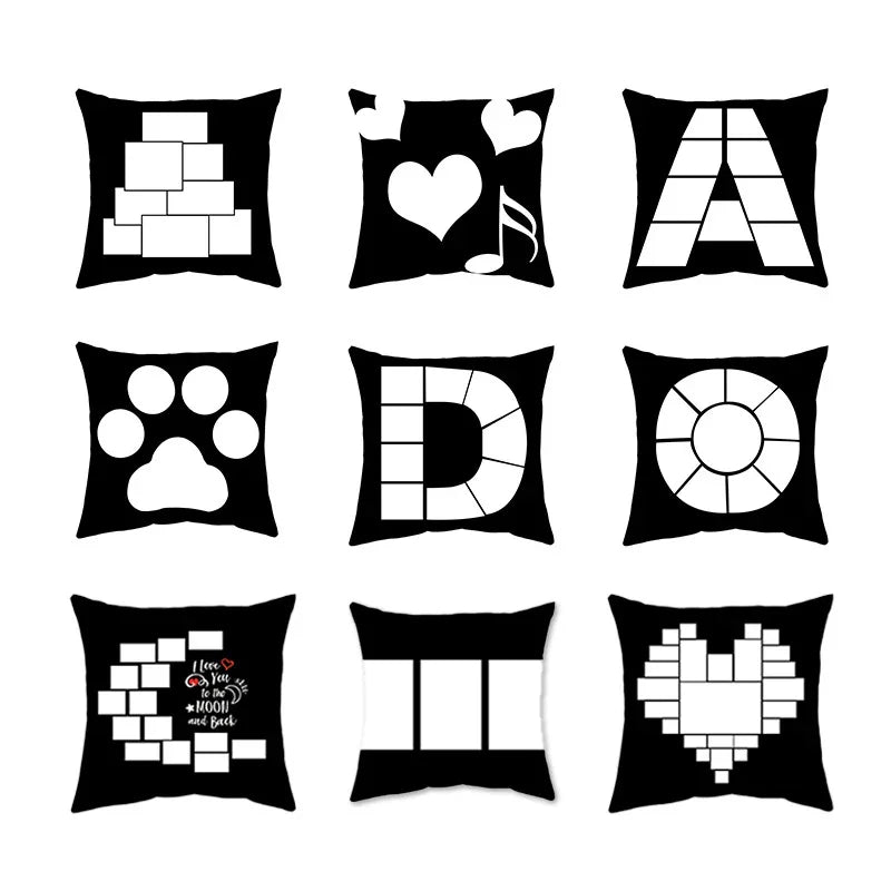Sublimation Blank Patch Cushion Cover in different Designs - SP Sublimation