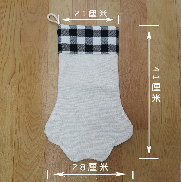 Sublimation Santa Socks Bags for gifts in different size and materials - SP Sublimation