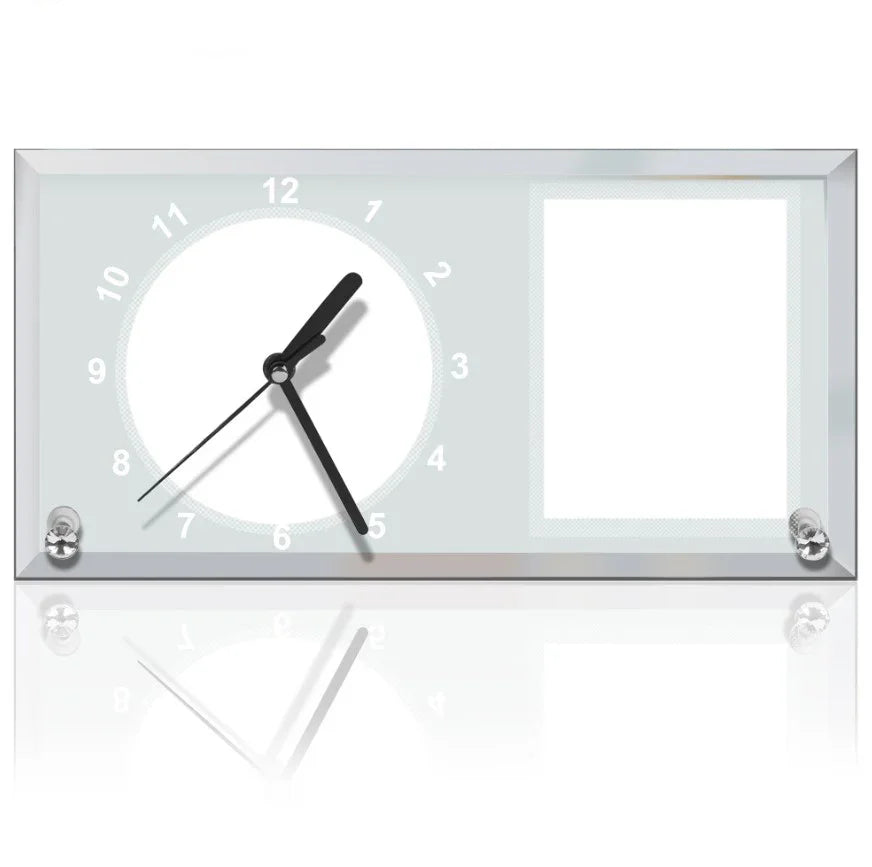 Sublimation Blank Glass Clock - SP Sublimation