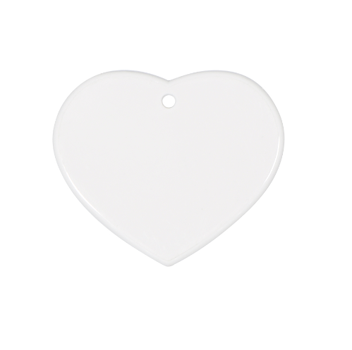 Sublimation Blank Polymer Ornaments in different designs with ribbon - SP Sublimation