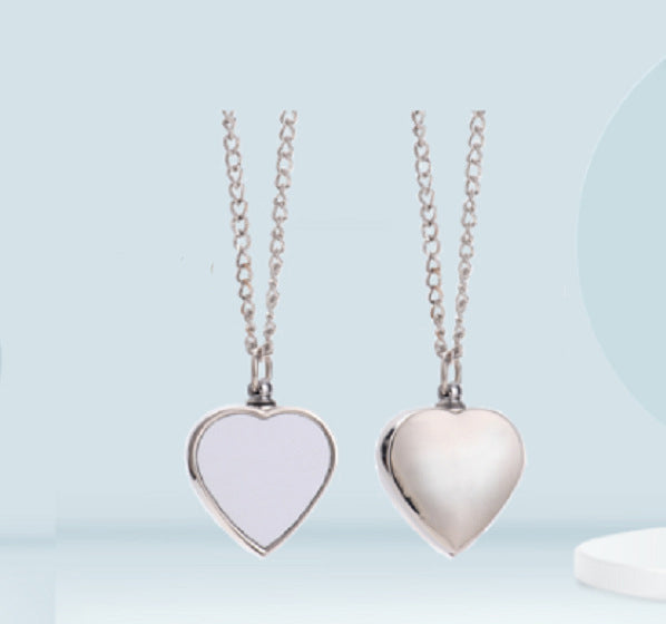 Sublimation Blank cinerary casket Necklace with insert - SP Sublimation
