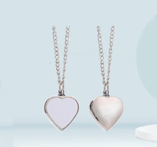 Sublimation Blank cinerary casket Necklace with insert - SP Sublimation