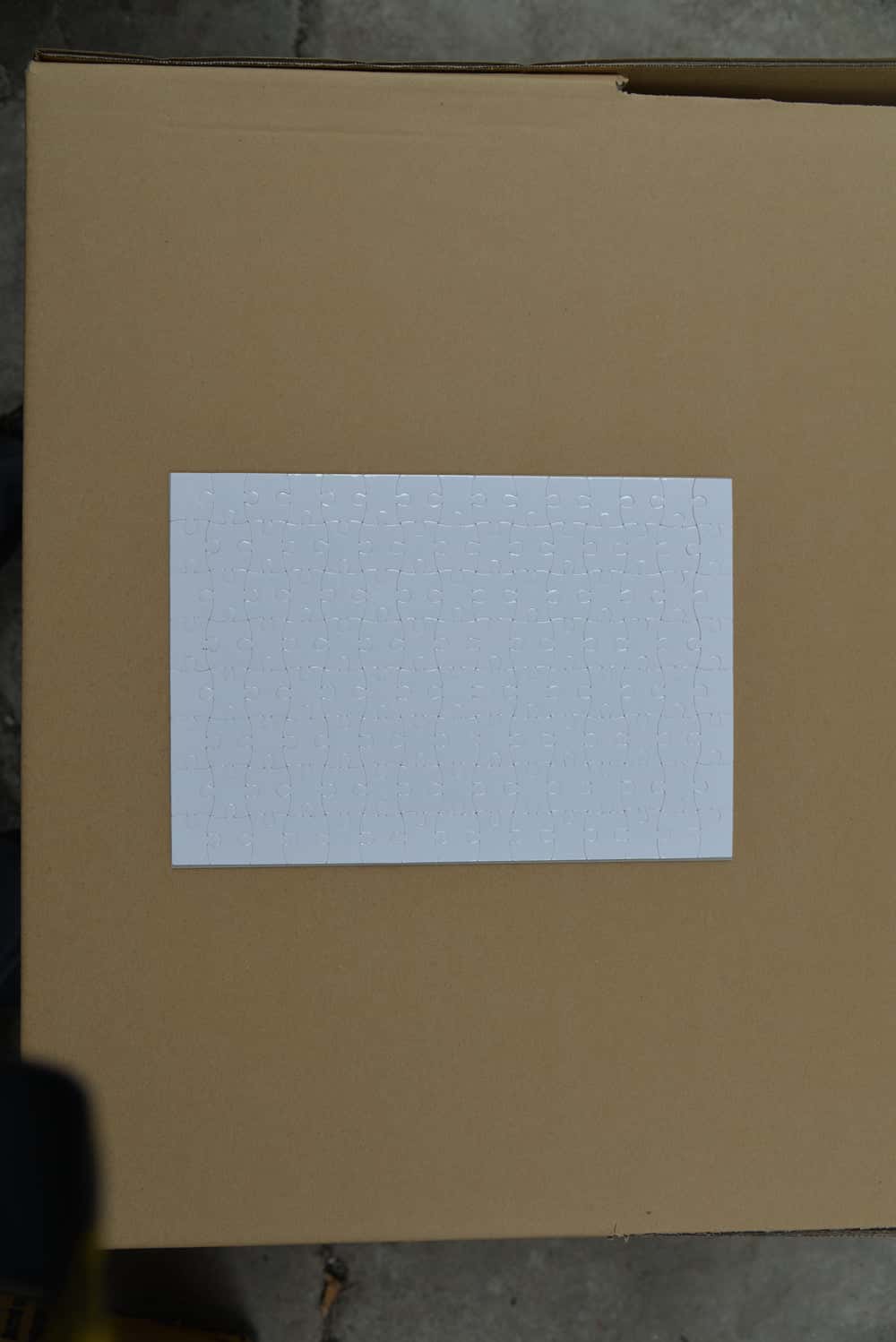Sublimation Blank Paper Puzzle in different designs rectangle Pure White/Pearl White - SP Sublimation