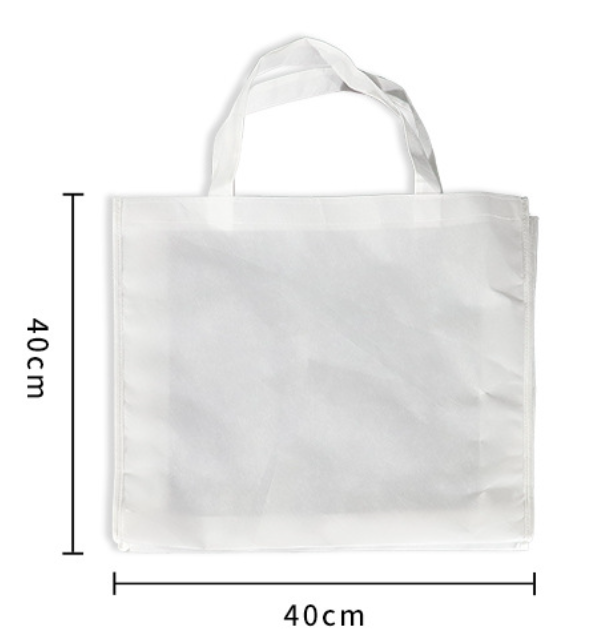 sublimation blank non-woven fabric bag high-temperature resistant handbag folding shopping