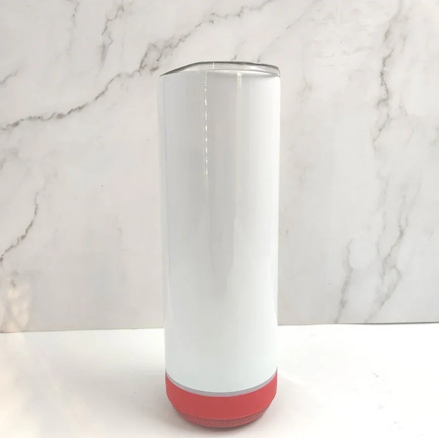 20 oz Sublimation Blank Stainless Steel blue tooth audio Cups in 6 color - SP Sublimation