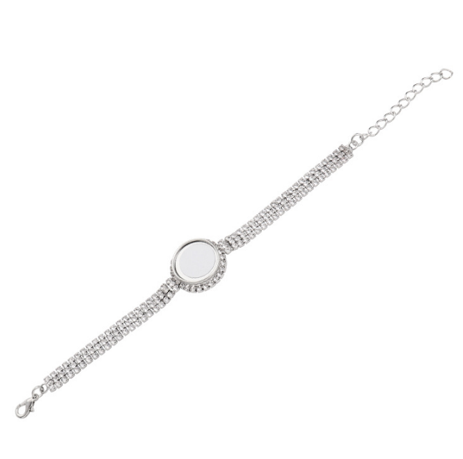 Sublimaiton Blank Bling Bracelet with snap - SP Sublimation