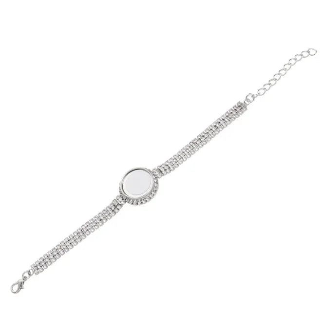 Sublimaiton Blank Bling Bracelet with snap - SP Sublimation