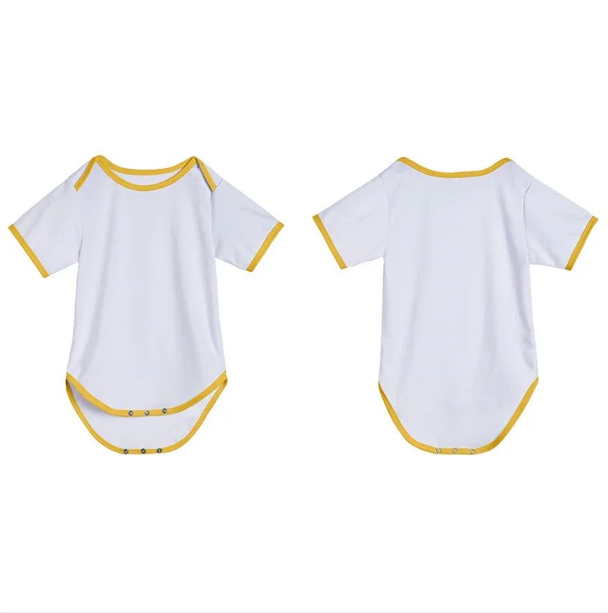 Sublimation Blank full white and Color Edge Baby overall - SP Sublimation