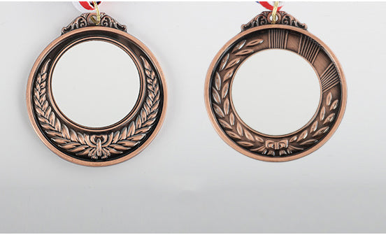 Sublimation Blank Metal medal with double Alu Insert Gold,Silver,copper - SP Sublimation