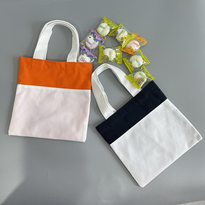 Sublimation Blank Polyester Canvas Tote Bag in 2 colors 26x26cm - SP Sublimation