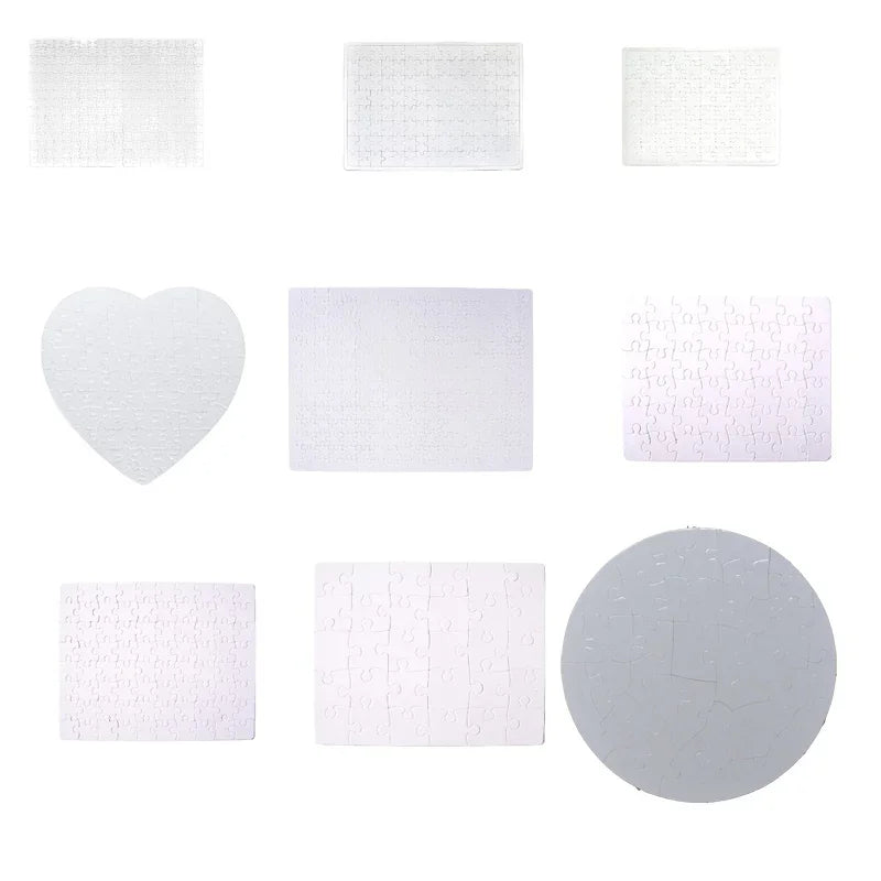 Puzzles and other paperbords for sublimation