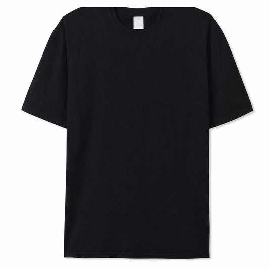 Blank Cotton T-Shirt | 200 GSM & 230 GSM | 100% Cotton Unisex Crew Neck Tee | S-3XL