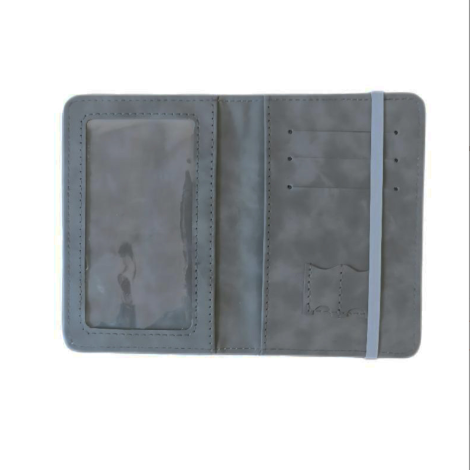 Sublimation Blank Printable PU Leather Blank Passport Book Card Holder Sublimation blank printable pu leather blank passport book card holder
