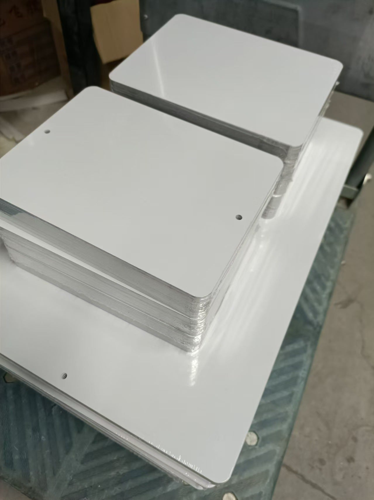 Sublimation Alumium Sheet with round corner with holes