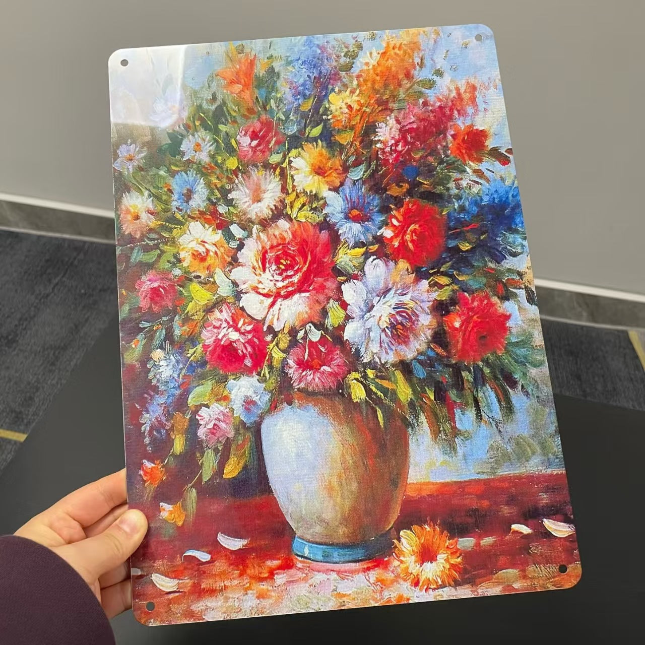 Sublimation Alumium Sheet with round corner with holes