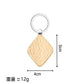 Blank wood Keychain/Tag For Laser, not for sublimation in 15 designs