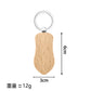 Blank wood Keychain/Tag For Laser, not for sublimation in 15 designs