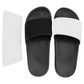 Blank slippers For Sublimation，Removeable Patch thick rubber base