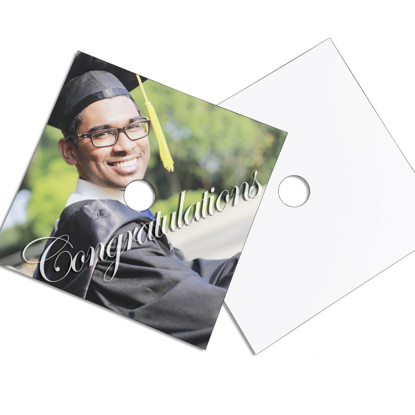 Sublimation Blank  MDF Graduation Hat Oranment sheet