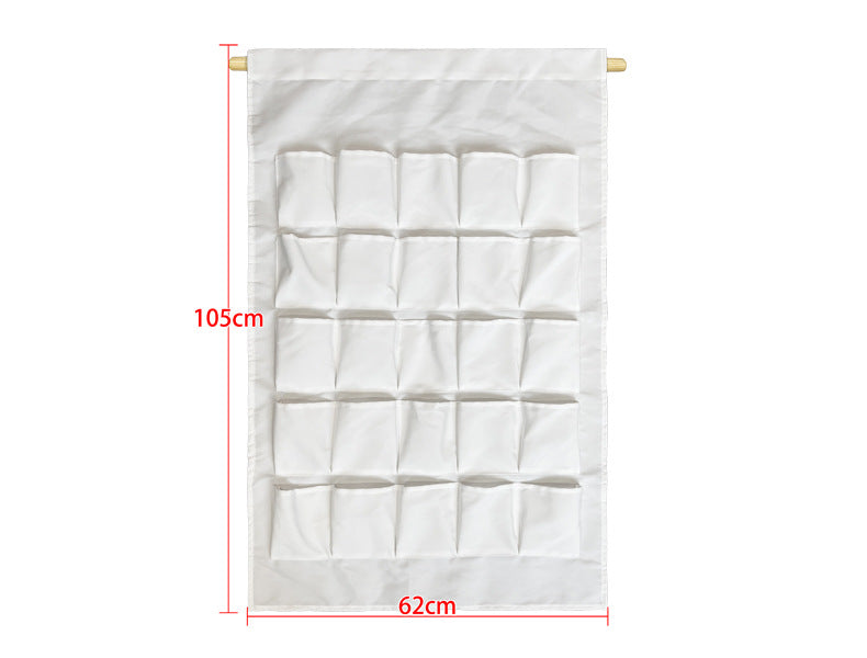 Sublimation  Blank Wall hanging pocket 5x5,62x105cm